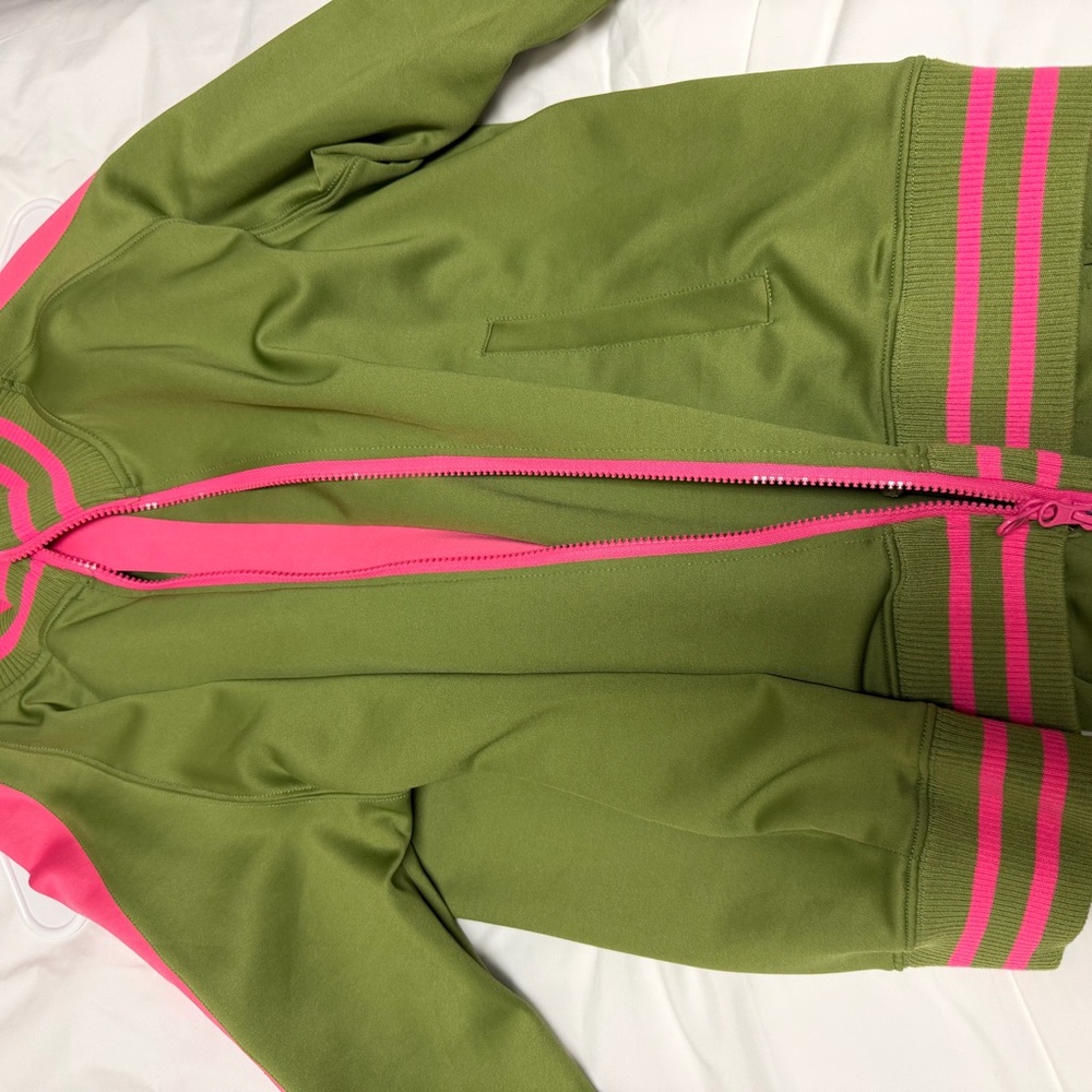 Green and Pink Women's Jumpsuit
